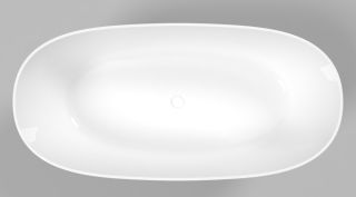 Ванна из искусственного камня Whitecross Onyx A 0204.160075.100 160x75см белый глянец